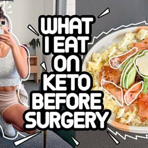 What I Eat in a Day BEFORE Double Jaw Surgery! (Keto Diet + Intermittent Fasting) 2021