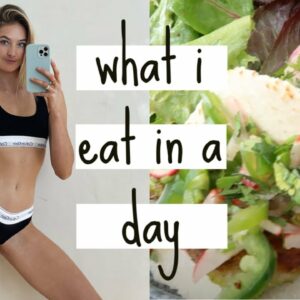 What I Eat in a Day as a model to stay fit, lean & healthy // quick & easy, healthy recipes